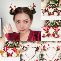 Christmas headdress elk hairclip antler hair band hair accessories female top clip fawn hair clip clip side Christmas accessories
