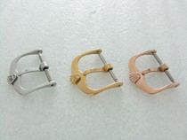 18mm buckle Belt pin buckle(All steel gold plated rose gold)