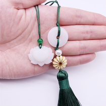 Cheongsam hanging tassel pendant pendant pendant pressure lapel ancient style Chest accessories pendant Retro Hanfu decoration classical