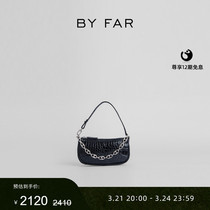 BY FAR Mini Rachael black alligator tattooed leather chain retro small crowdlaw stick handbag handbag woman