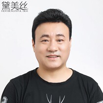 Wig male short hair top replenishment film male real hair invisible hair blade silk replenishment block silk