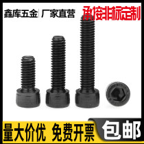 12 9 hair black full teeth cup head hex socket head screw bolt M2*3x4x5x6x7x8x10x12x14-30