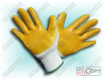 Cut-proof gloves working gloves nylon PVC gloves PVC beef gluten gloves Dipped Rubber Gloves
