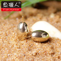 Fish hunters reverse fishing copper fall Luya Dezhou fishing group soft bait counterweight pure copper lead fall fishing tool accessories