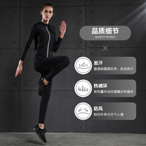 Sweat suit Womens suit Weight loss suit Sweat suit Sports short sleeve sweat pants Weight loss suit Perspiration suit Sweat suit