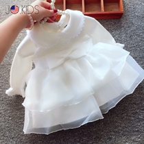 Special cabinet JO girl dress dress 2022 new year full moon princess dress baby 100 days sweet gown