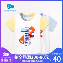 Li baby room childrens clothing boys sports T-shirt summer childrens short sleeve coat children comfortable leisure T-shirt 2021 New