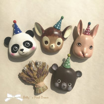 Clearance Special Fetish Chisen Animal Cute Pet Resin Refrigerator Sticker Tile Whiteboard Sticker Lavender