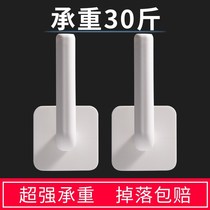 Adhesive hook strong load-bearing glue non-perforated kitchen hook wall hanging wall hanger bathroom wall no trace paste