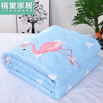 Quilt girl student dormitory air-conditioned summer quilt single washable summer simple thin quilt summer quilt double double