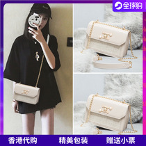 Hong Kong bag women 2021 new fashion all-match net red chain small square bag leather shoulder crossbody womens bag