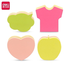 Del Li 21506 Alien Heart-shaped Post-it Notes Post-it Post-it Notes Easy Post 4 Packaging