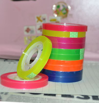 12 rolls one colored transparent tape seat divider glue hand account fun stickers