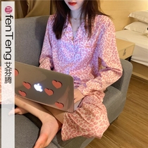 Pure Cotton Pregnant Woman Sleepwear Pregnancy Postnatal Month Postnatal Month spring summer June 7 Clothing Thin to feed