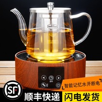 Glass teapot Electric pottery stove tea maker Large capacity high temperature kettle heating black tea tea kettle set Household