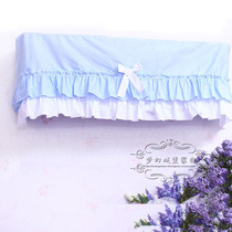 Fabric hanging air conditioning cover air conditioning cover blue cotton air conditioning dust cover air conditioning dust cover