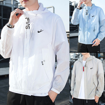 Style official website flagship store Korean casual sunscreen clothes mens summer thin ice silk jacket breathable sunscreen suit women