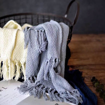 Nordic style handmade tassel fury edge meal cloth placemats ins baking gourmet photography props cloth home kitchen groceries