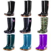 Catch the sea water shoes paddy fields deodorant men and women rubber soft takeaway non-slip waterproof middle tube rain boots fishing shoes