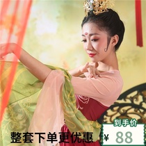 Beauty Guan dance uniform Wang acting clothing Hu Yulou poetry performance practice service Tang system skirt skirt Chinese clothing female art test