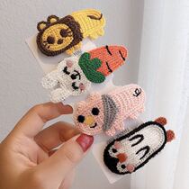 Rhyme Da Hair Clip Female South Korea Ins Nets Red Clip Clips Headwear Childrens Wool Thread Clips Animal Cartoon Girl Clips