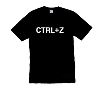 IT computer programmer CTRL Z keyboard regret combination male cotton T-shirt short sleeve