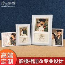 Photo studio wedding photo album production Cortical baby photos Couple wedding wedding photo book custom high-end photo album