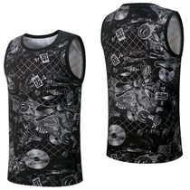 Summer Basketball Suit Vest Mens Blouse Breathable Sports Vests Sleeveless Speed Dry Clothes Fitness for Running Competition Training Conqueror