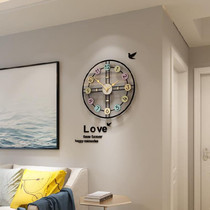 Watch digital study tube large tutorial sitting in the lobby bathroom clock wall clock living room Nordic yellow clock