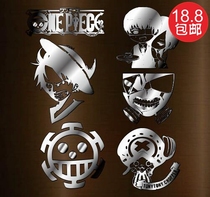 Pirate King Solon Choba Tokyo Ghoug peripheral decorated mobile phone notebook car metal stickers diffuse Drop