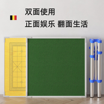 Portable mahjong table foldable simple home hand rub Sparrow table dormitory table dual-purpose table mahjong table folded