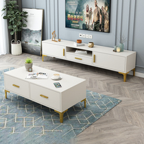 TV cabinet coffee table combination small apartment simple living room set light luxury post modern bedroom TV cabinet simple