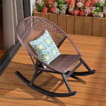 Balcony Rocking Chair Home Vines Rocking Chair Casual Chair Sloth rattan choreography carefree chair Sun Rocking Chair Deck Chair Lord
