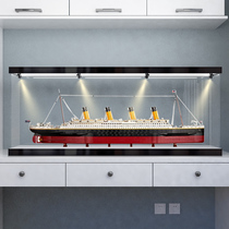 10294 Titanic acrylic display case applicable Lego building block model dust cover toy containing box