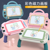 Childrens drawing board magnetic magnetic color graffiti board Children Baby erasable writing drawing board toys 1-3 years old 2