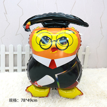 Childrens birthday arrangement decoration balloon owl Dr cartoon shape