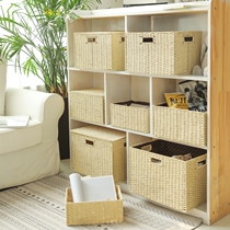 New Japanese simple storage box household woven extra-large clothes wardrobe toys childrens trunk bed clothing