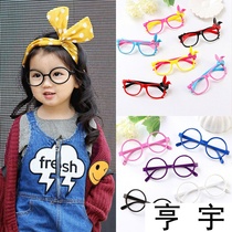 ~ Men and womens glasses frame cute non-lens boys and girls baby toys cartoon frame children accessories baby