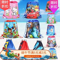 Gift bag parent-child cartoon swimming corset pocket pocket Spider-Man ktcat car Princess Monster Sophie