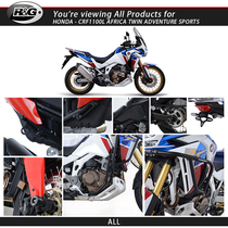 British RG modified body protection bar water tank protection net license plate frame is suitable for Honda non-double CRF1100L ADV