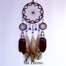 MR ZHANG MR ZHANG hand-made original dreamcatcher Indian feather pendant literary gift retro dreamcatcher