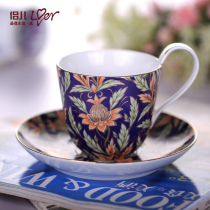 European retro household bone China 250ml afternoon tea set Coffee cup set Turkish black tea cup small luxury