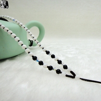 Pure hand-woven necklace lanyard jade pendant lanyard womens hanging neck jade jade pendant adjustable pendant original