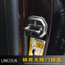 Suitable for Lincoln Continental door lock cover clasp Decorative Cover Protective Lid Retrofit Accessories Automotive Supplies Continental Redecoration