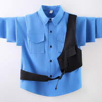 Boys 2022 Spring and Autumn New Boy Shirt Boy Sleeve Boy Boy Boy Boy Boy Boy Clothes