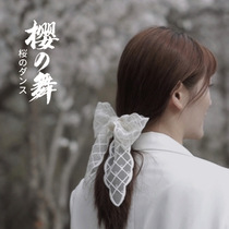 2021 New lace big bow hairclip Korean back of the head temperament hairpin spring clip top clip headgear clip headgear clip