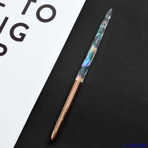 (Special Offer)Wenxi Creative girl heart crystal diamond gel pen ins simple student signature 0 5 black