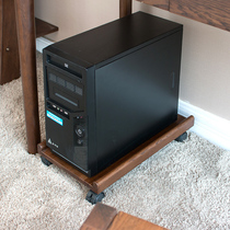 Umwood furniture pure solid wood computer host tray Oak universal wheel chassis tray Nordic simple furniture