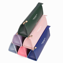 South Korean minimalist creative pen bag girls high school students men and women pencil bag college students small frescoed cute pencil case