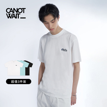 Chen Weiting Chao brand CANOTWAIT summer new cotton short sleeve three-piece T-shirt casual interior base shirt